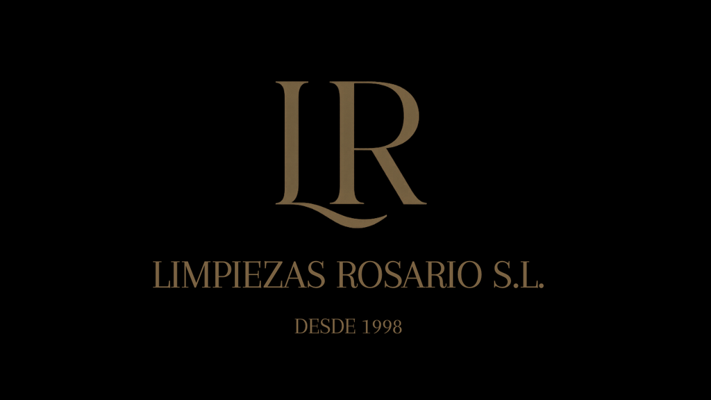 Limpiezas Rosario, logotipo LR